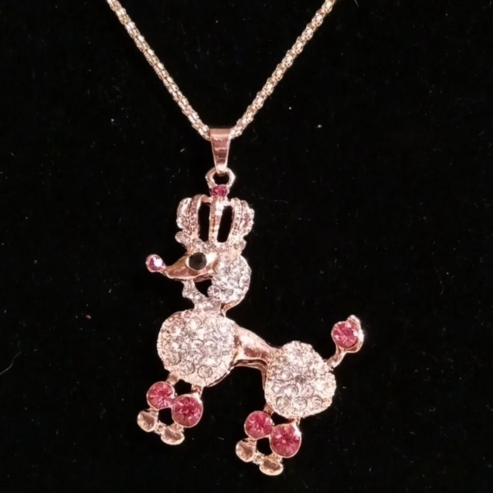 Poodle necklace with 24